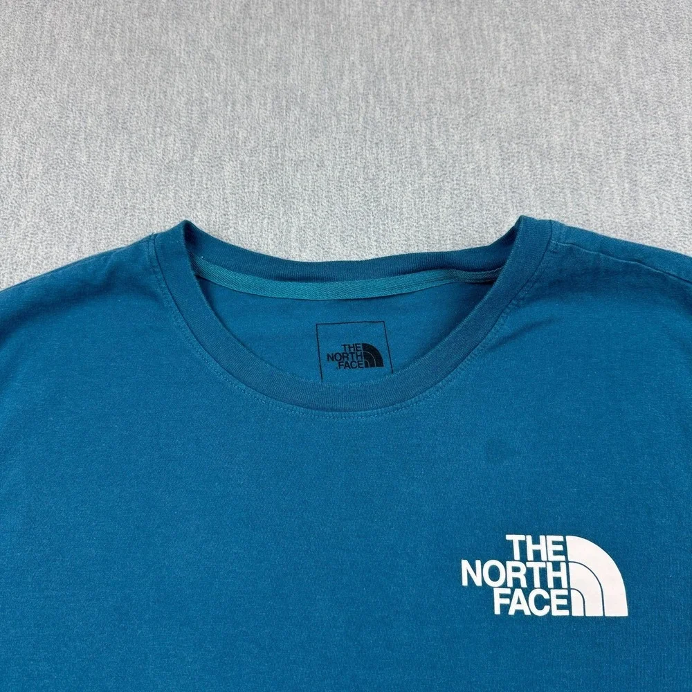 The North Face Tank Mens Large Blue Running Trail‎ Hiking Athletic Workout Gym